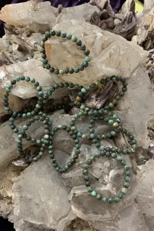 African Turquoise - Crystal Gemstone Bracelet