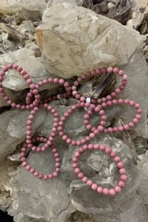 Rhodonite - Crystal Gemstone Bracelet